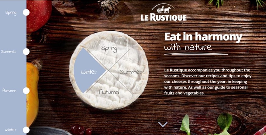 Le Rustique eat with seasons