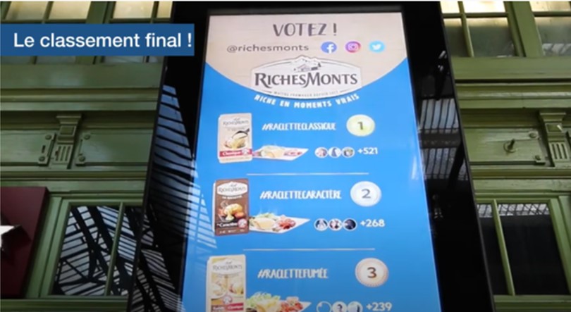 richesmonts event national affichage SOOH gare de lyon paris classement final