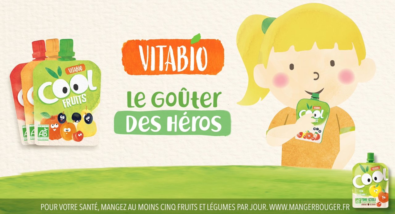 VITABIO COOL, UN PARTENARIAT EXCLUSIF POUR DES GOURDES FRUITS 100% BIO